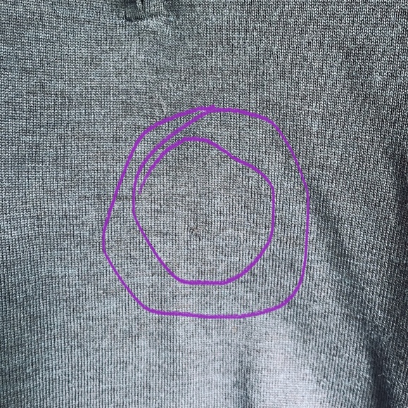 Black Brown 1826 100% Extra Fine Merino Wool 1/4 Zip Navy Sweater Pullover XXL - Picture 10 of 14